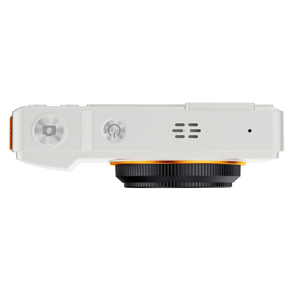 H14 2.4 Inch IPS Screen Retro Digital Camera 16x Zoom Portable Dual Lens CCD with LED Flash - White - 5