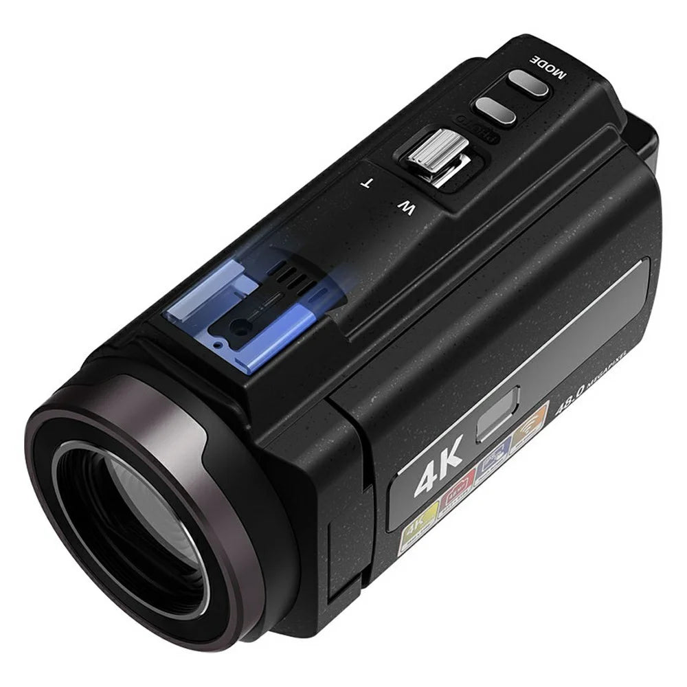 HDV-254KM 3.0 Inch Touch Screen 4K Digital Video Camera Ultra HD 48MP 16X Zoom IR Night Vision Cam - 3
