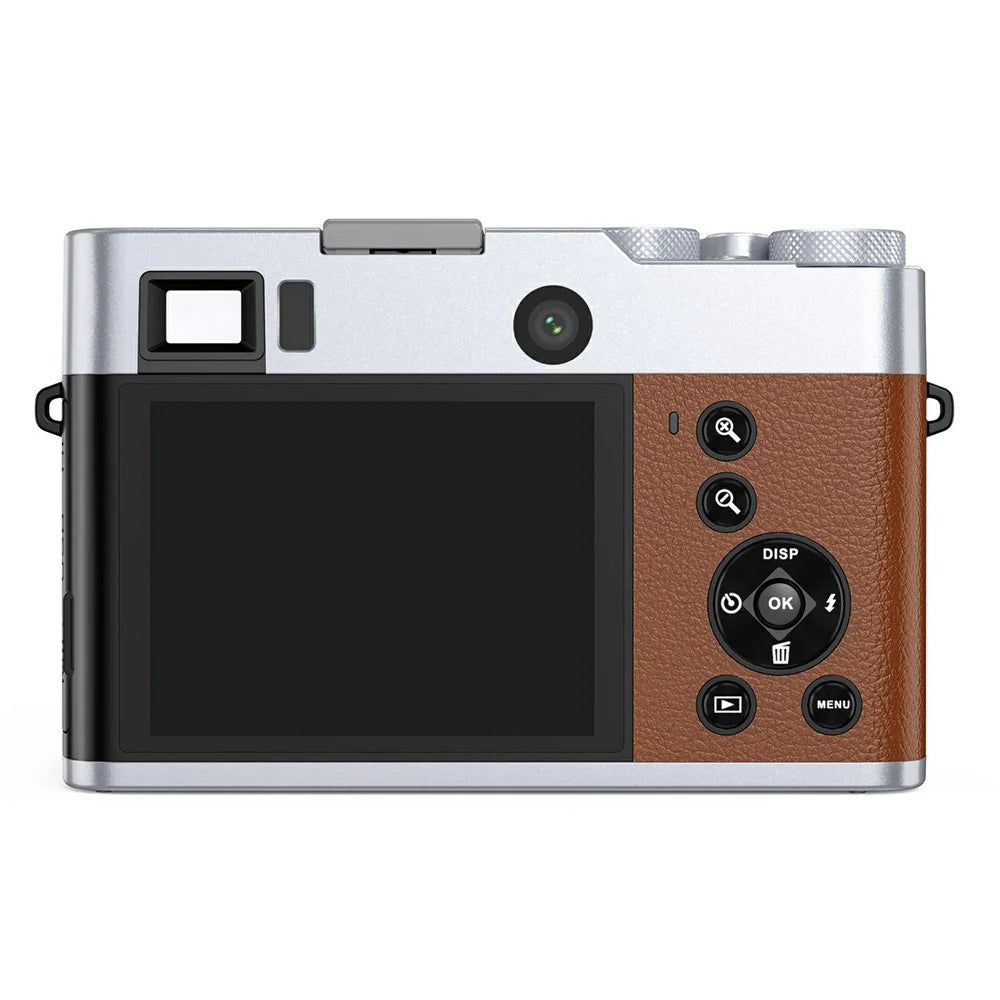 DC203 Digital Camera Dual Lens Front / Rear Quick Shooting HD Camera with 32GB Memory Card - Brown - 3