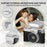 DC202L-AF Retro 4K Selfie Camera Photoflash Light Digital Camera with 32G TF Card for Kids Teens - Black - 6