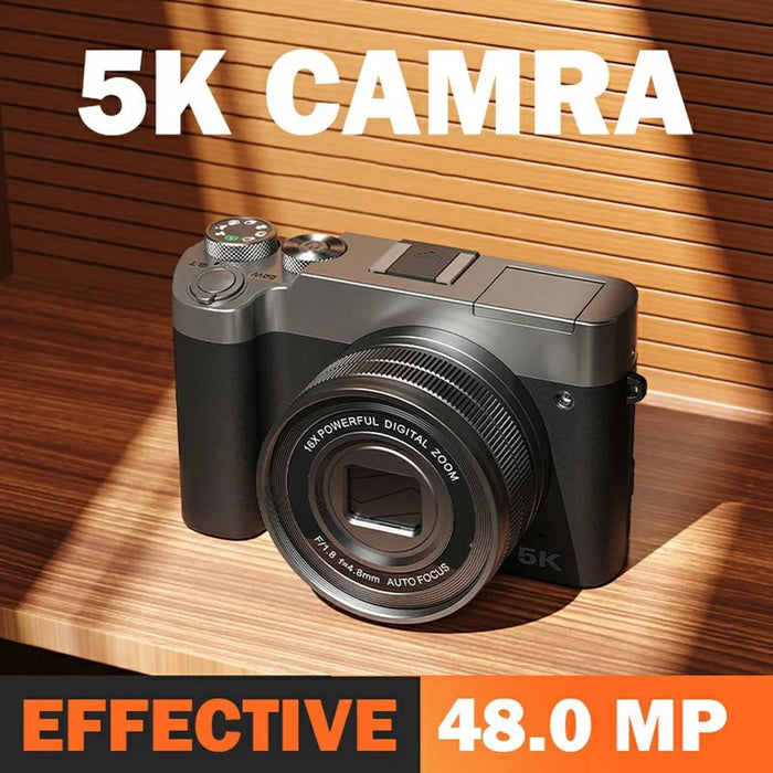 DC208N Digital Camera 48MP CMOS Sensor High Resolution Camera for Students Self Portrait Photography - 3