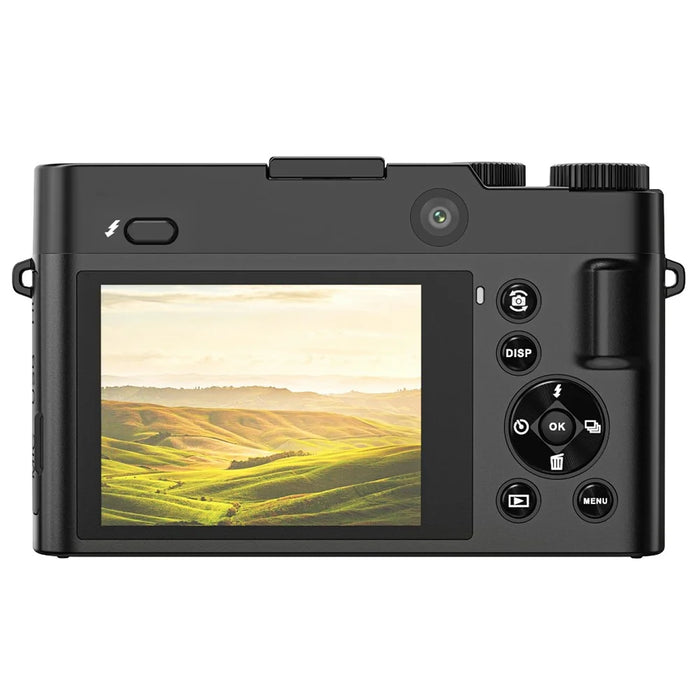 DC218L Retro 4K Digital Camera Dual Lens 64MP 16X Zoom Autofocus Camera for Beginners - 3