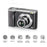 DC305X Digital Camera 5X Optical Zoom Anti Shake HD Dual Lens 5K Video Recorder, with 32GB Card - White / EU Plug - 6