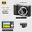 DC305X Digital Camera 5X Optical Zoom Anti Shake HD Dual Lens 5K Video Recorder, with 32GB Card - White / EU Plug - 7