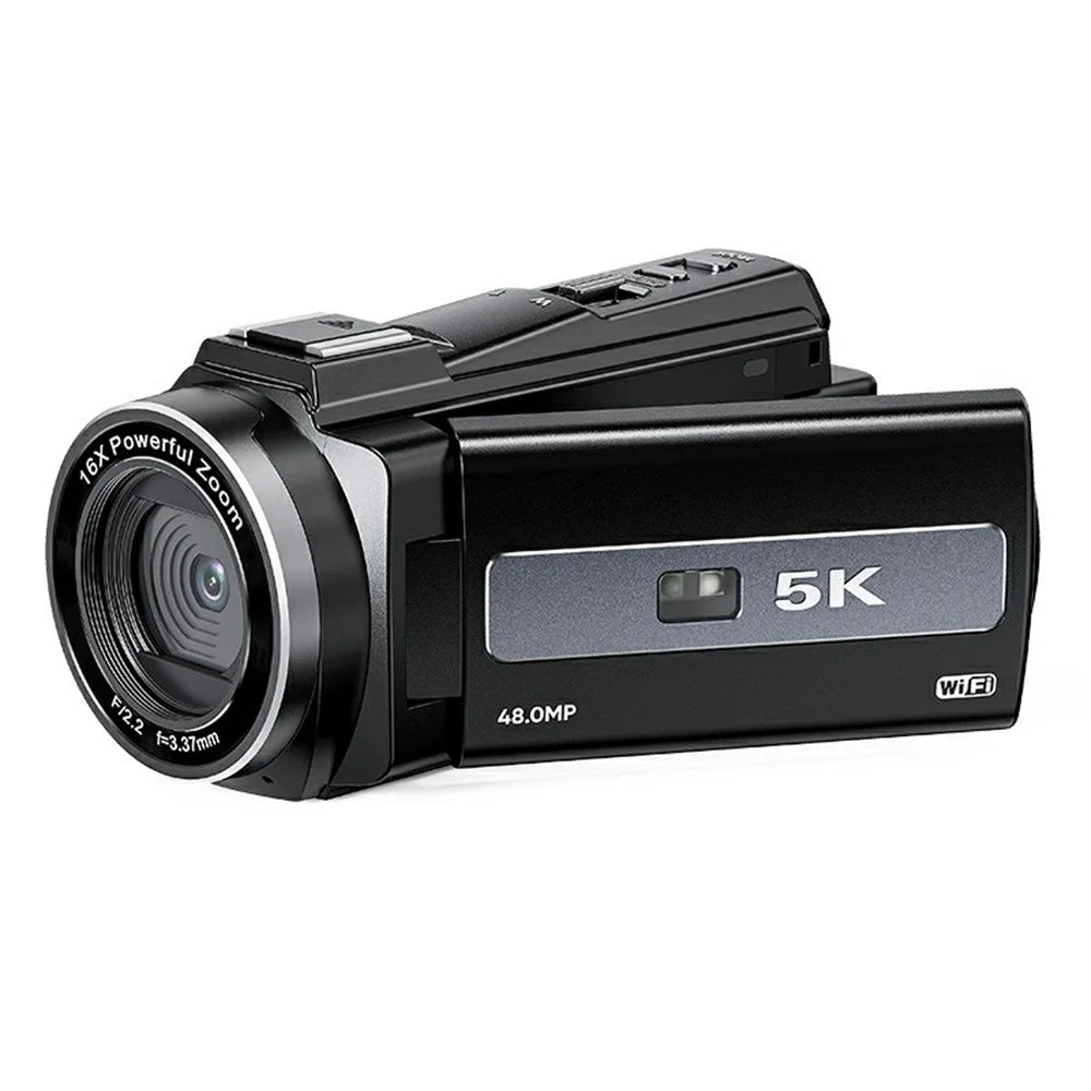 HDV-255K HD 5K Outdoor Sports DV Action Camera Handheld Anti-shake Digital Camera, with 32GB Card - UK Plug - 1