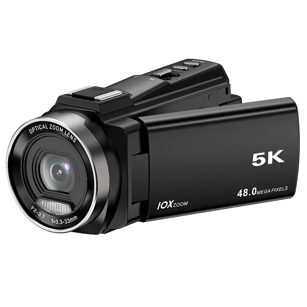 HDV-265K Digital Camera 5K Handheld Video Recorder 3X Optical Zoom 6 Axis Stabilization DV Camcorder - UK Plug - 1