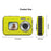 WDC901 For Outdoor Sports 4K Video Recorder 48MP Auto Focus HD Dual Screen Waterproof Digital Camera, with 32GB Card - Yellow - 7