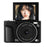 D01 2.8 Inch Flip Screen Portable Digital Camera 16X Zoom HD Photo Video CCD Support WiFi Transfer - Black - 1
