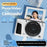 D01 2.8 Inch Flip Screen Portable Digital Camera 16X Zoom HD Photo Video CCD Support WiFi Transfer - Black - 6