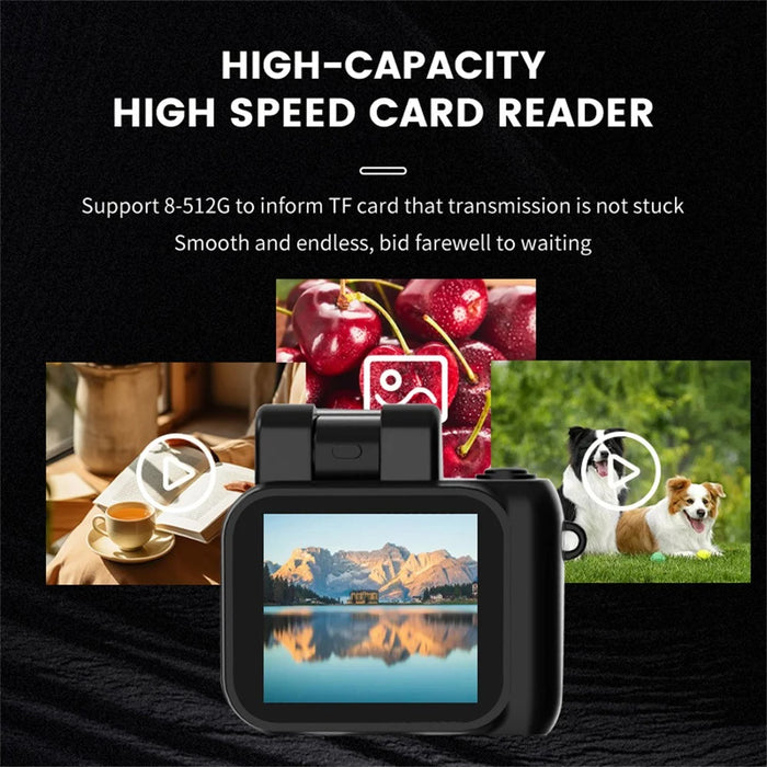 Y4000 1.44 inch Screen Digital Camera 1080P Mini Portable Pocket Camera for Students - 6