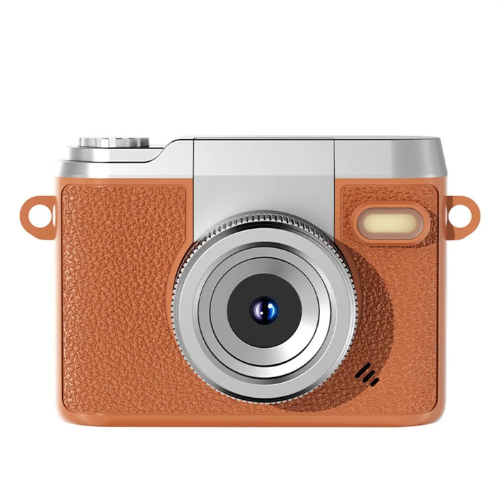 Y7000 Retro Design Digital Camera 1080P HD Mini Compact Camera with Flip Lens for Students - Brown - 3