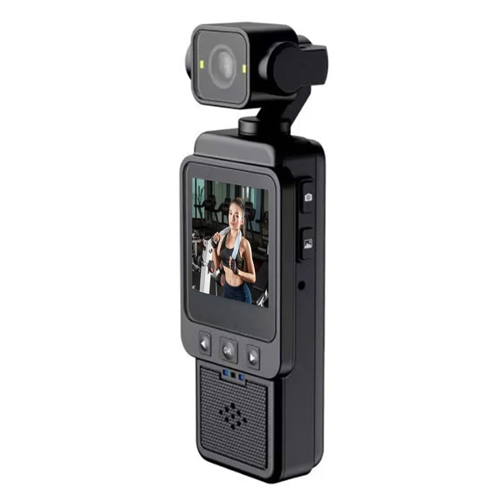 DV01 Rotatable HD Handheld Camera Anti-Shake Action Cam Outdoor Video Recorder Body Cam - 1