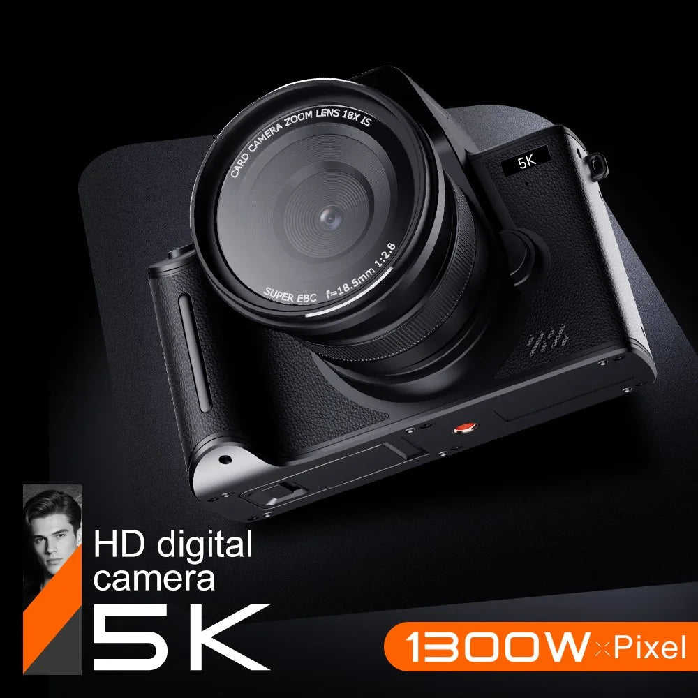 D90 4.0 Inch Touch Screen High Resolution 5K Digital Camera 18X Zoom Auto Focus Video Recorder, with 32GB Card - 2
