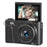 WD300-8K 88MP 8K Digital Camera MAX 18X Zoom Autofocus WiFi Travel Camera with 3 inch Flip Screen Multi Filter - Black - 1