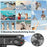 WD300-8K 88MP 8K 3 inch 180 Degree Flip Screen Digital Camera 18X Zoom WiFi Travel Camera with 64GB Card + Card Reader - Black - 4