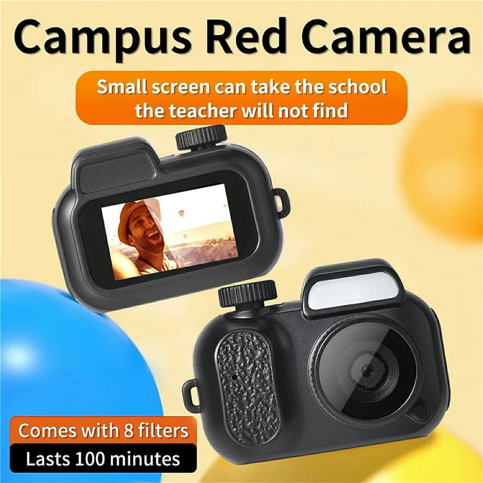 Y3000S 0.96 inch Retro Digital Camera HD Mini CCD Portable Thumb Camera - Black - 2