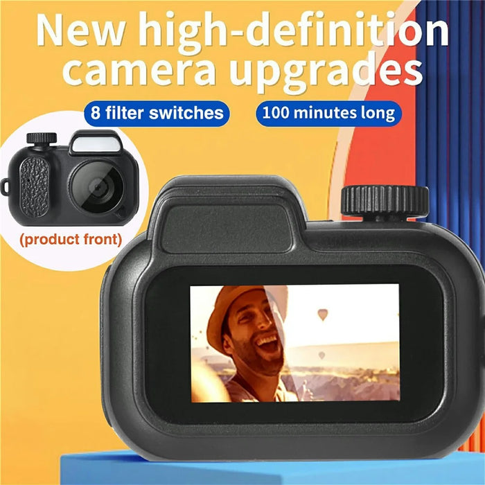 Y3000S 0.96 inch Retro Digital Camera HD Mini CCD Portable Thumb Camera - Black - 3