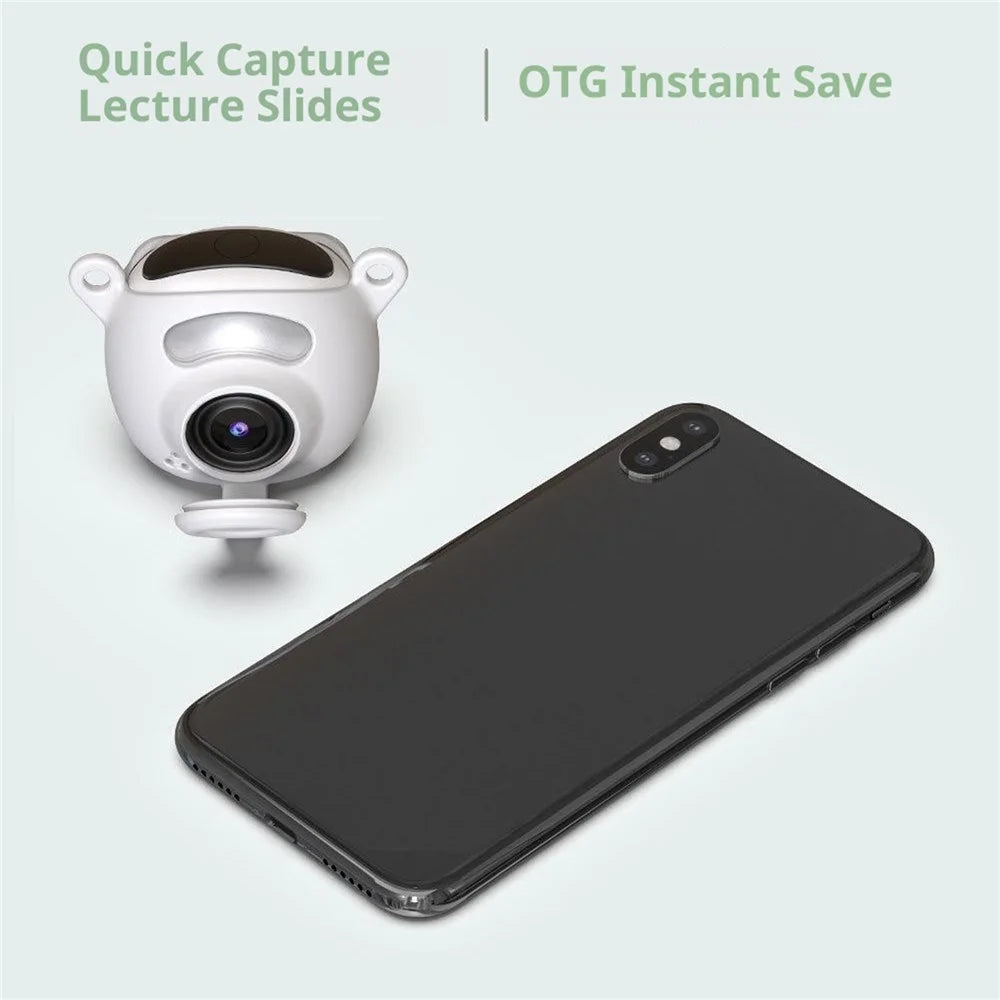 VLOG K15 1080P 1.47 inch Screen Thumb Camera OTG Quick Storage Multi Filter Thumb Digital Camera - White - 6