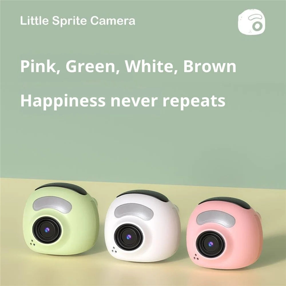 VLOG K15 1080P 1.47 inch Screen Thumb Camera OTG Quick Storage Multi Filter Thumb Digital Camera - White - 7