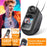 S83 1080P Magnetic Thumb Camera 1.47 inch IPS Screen Mini Cam with 180° Rotating Lens - Black - 2