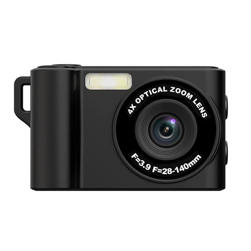 H09 Portable Digital Camera 0.96 Inch Full Color Display HD Photo Video Recording Mini Thumb-Sized Camera - Black - 1