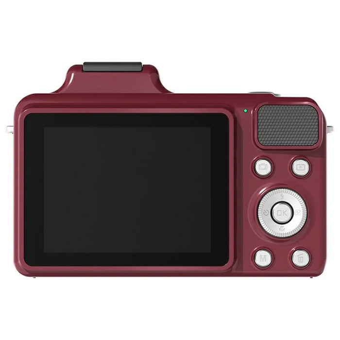 M29 2.8 inch 5K Digital Camera 16X Zoom Anti-Shake Video Camera AF Auto Focus for Beginners - Red - 2