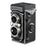 LK-019 1.54 Inch Retro TLR Digital Camera HD Photo Video Recording 48MP 1080P Manual Focus for Photography - Black - 1