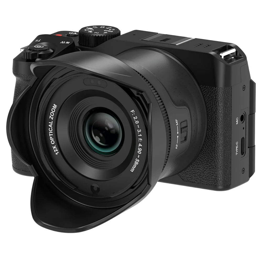 ORDRO G650 12X Optical Zoom Digital Camera 2.8 Inch Flip Screen 5K Video Recorder Built-in LED Fill Light - 1