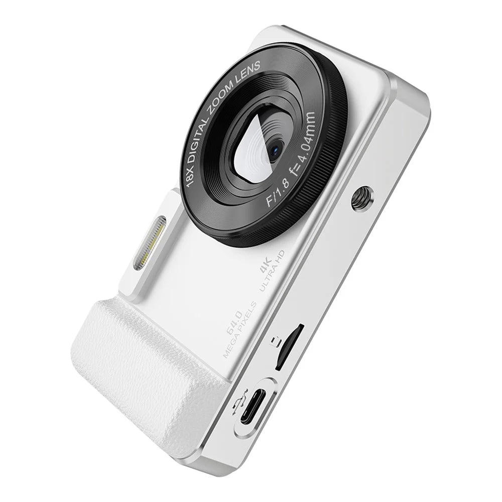 A60 HD Video Recording CCD Built-in LED Flash 18X Zoom 2.8 Inch IPS Screen 20MP Digital Camera - White - 2