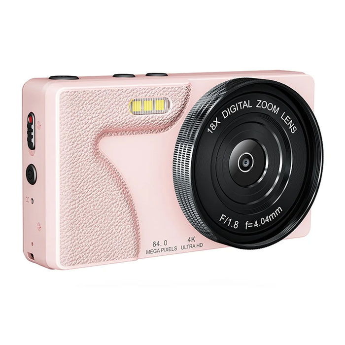 A62 Dual Lens 20MP Digital Camera 18X Zoom 2.8 Inch IPS Screen HD Video CCD - Pink - 2