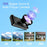 A65 3.0 inch 18X Digital Zoom Flip Screen Mirrorless Camera 20MP Student CCD Digital Camera with External Lens - Black - 5