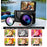 A65 3.0 inch 18X Digital Zoom Flip Screen Mirrorless Camera 20MP Student CCD Digital Camera with External Lens - Black - 7