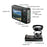A65 3.0 inch 18X Digital Zoom Flip Screen Mirrorless Camera 20MP Student CCD Digital Camera with 32GB Card  /  Card Reader  /  External Lens - Black - 4