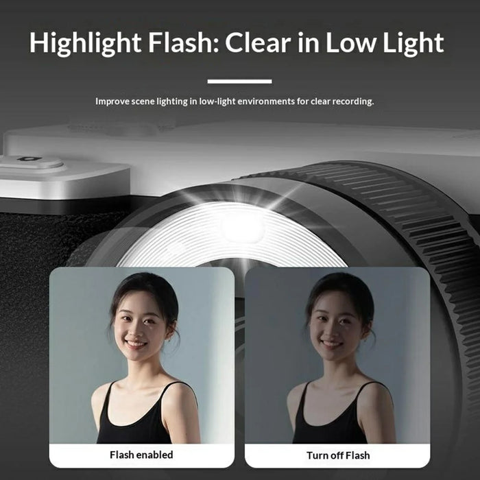 X7 3.0 Inch Flip Screen WiFi Digital Camera 5K HD Dual Lens 18X Digital Zoom Video Recording Cam - Silver - 3