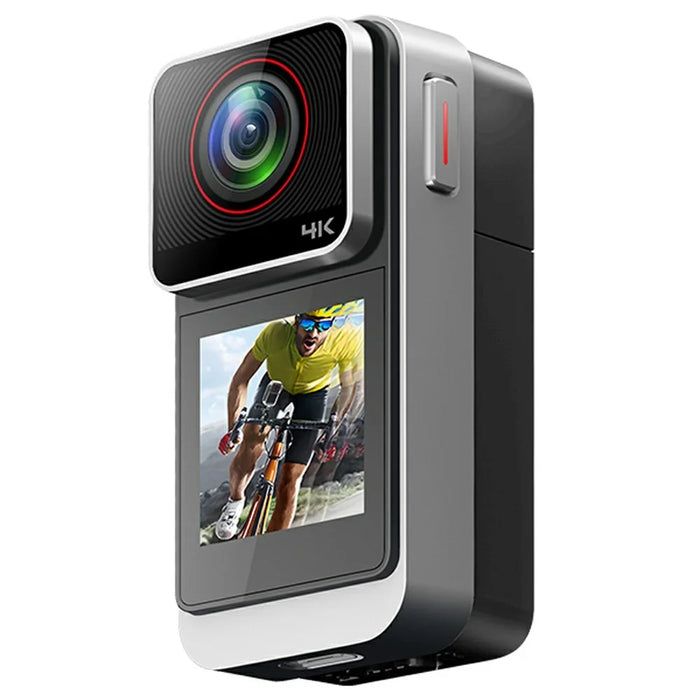 SAW10 4K Action Camera without TF Card 1.3 Inch Touch Screen Portable Thumb Camera Video Recorder for Sports - Black - 1