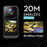 SAW10 4K Action Camera without TF Card 1.3 Inch Touch Screen Portable Thumb Camera Video Recorder for Sports - Black - 4