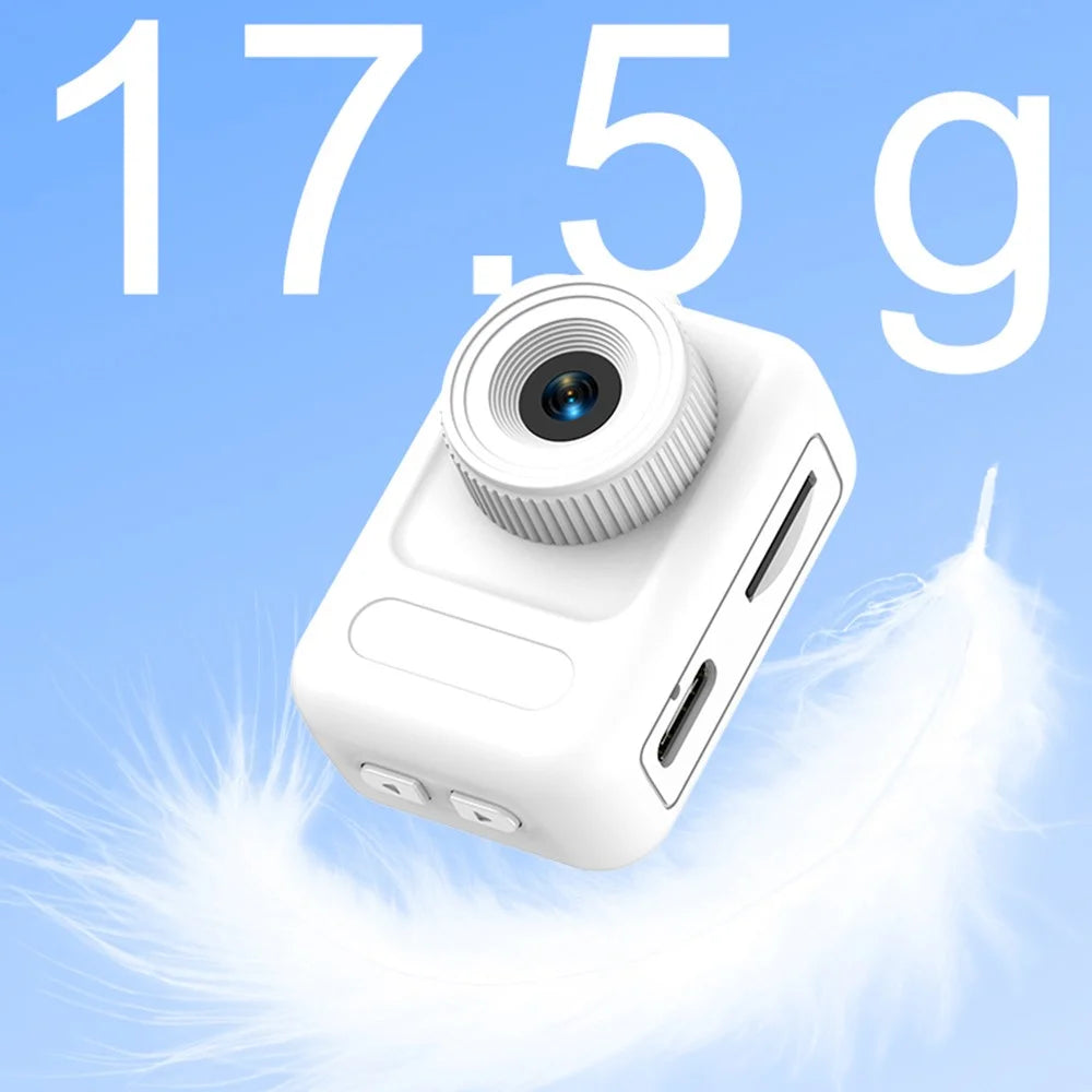 AC06 Mini Digital Camera 0.96 Inch HD Screen 1080P Thumb Camera Video Recorder CCD - Black - 7