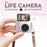 S162 1080P Mini Thumb Camera 1.47 Inch Flip Screen Digital Camera CCD HD Video / Photo For Vlogging - White - 2