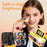 LK-030 Thumb Camera with Keychain 0.96 Inch Flip Screen Retro CCD Digital Camera 720P Mini Camcorder - Orange - 6