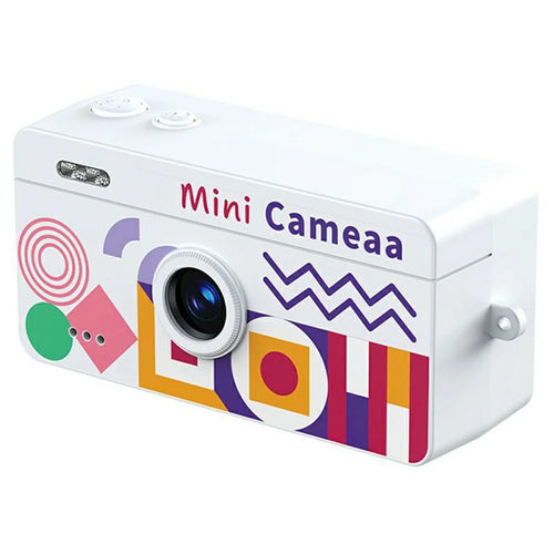 M9 1.47 Inch HD Photo Video CCD Thumb Camera Portable Keychain Mini Digital Camera with Flash  /  Filters - White - 1