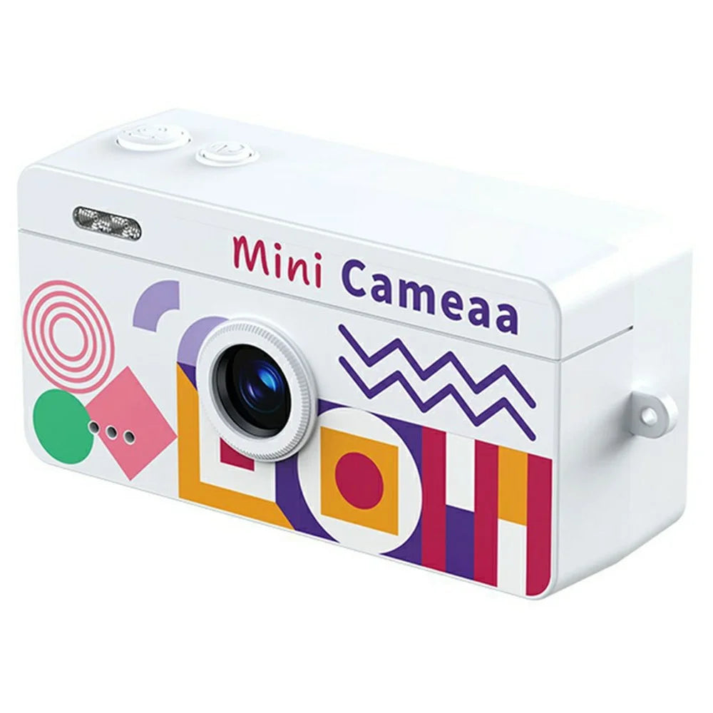 M9 1.47 Inch HD Photo Video CCD Thumb Camera Portable Keychain Mini Digital Camera with Flash  /  Filters - White - 1