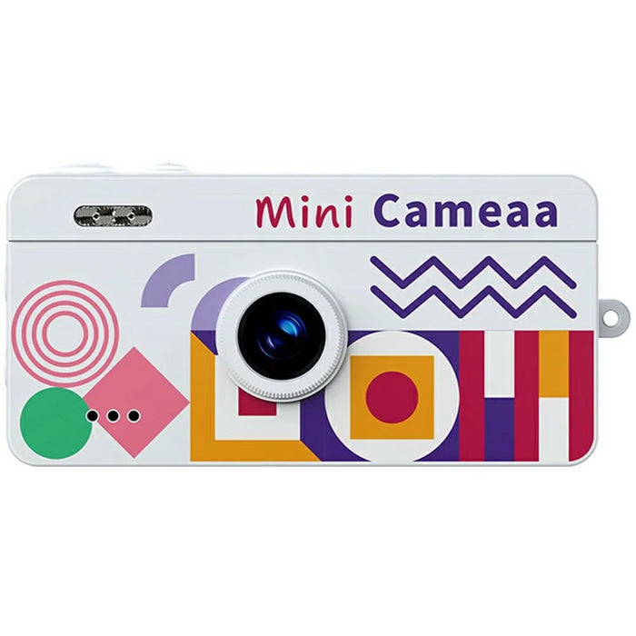 M9 1.47 Inch HD Photo Video CCD Thumb Camera Portable Keychain Mini Digital Camera with Flash  /  Filters - White - 2