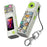 G10 Mini Camera 0.96 Inch TFT LCD Screen 2K HD Video Recorder with 230 Degree Rotatable Lens Portable Keychain Camera - White - 1