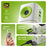 G10 Mini Camera 0.96 Inch TFT LCD Screen 2K HD Video Recorder with 230 Degree Rotatable Lens Portable Keychain Camera - White - 3