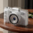 M13 Retro 64MP Digital Camera 16X Optical Zoom HD Video Recording 3.0 Inch LCD Screen Dual Lens Portable Camera - White - 1