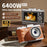 M13 Retro 64MP Digital Camera 16X Optical Zoom HD Video Recording 3.0 Inch LCD Screen Dual Lens Portable Camera - White - 4