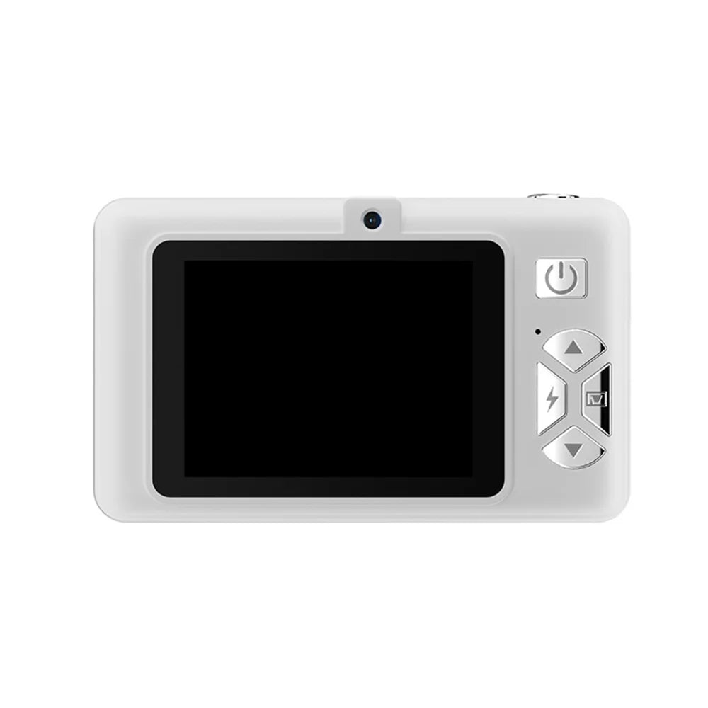 A1 50MP 8X Zoom Dual Lens Digital Camera 2.4 Inch IPS Screen 4K Video Recording Portable Retro CCD - White - 2