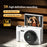 X9 Digital Camera 5K Video Recorder 18X Zoom Auto Focus 180 Degree Flip Screen Vlog Camera - White - 2