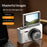 X9 Digital Camera 5K Video Recorder 18X Zoom Auto Focus 180 Degree Flip Screen Vlog Camera - White - 3