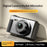 X9 Digital Camera 5K Video Recorder 18X Zoom Auto Focus 180 Degree Flip Screen Vlog Camera - White - 5